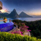 pool view-jade mountain st. lucia