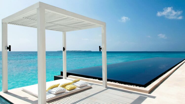 poolside cabana with infinity pool-cheval blanc randheli maldives