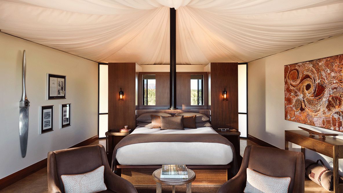 tent bedroom-longitude 131° australia