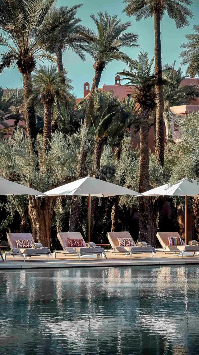 hotel pool view-royal mansour marrakech