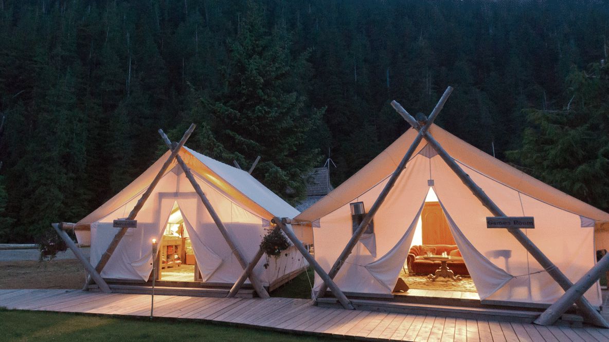 luxury tents-clayoquot wilderness resort canada