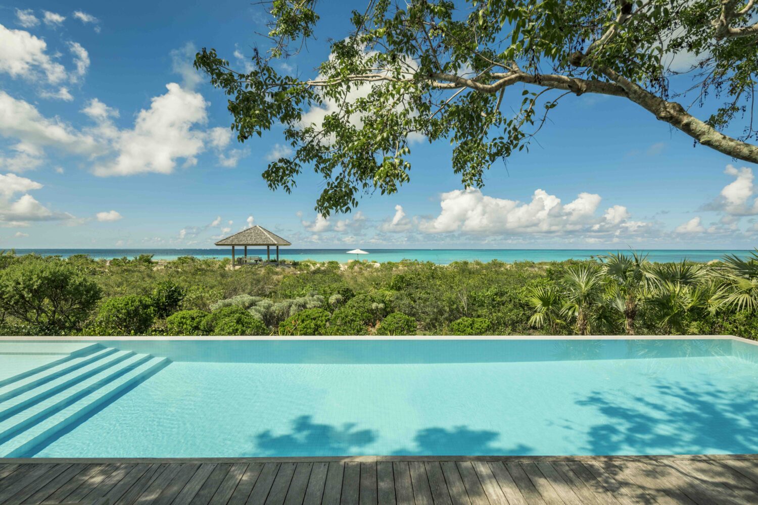 pool view villa-como parrot cay turks and caicos
