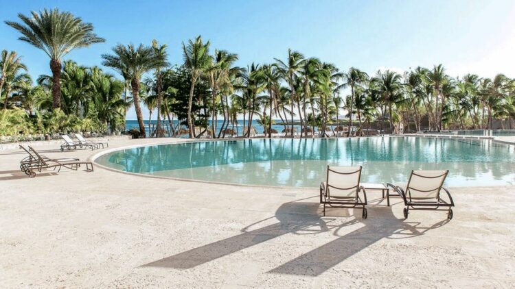 pool area palm trees-eden roc cap cana dominican republic