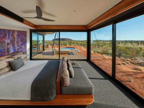 bedroom view-longitude 131° australia