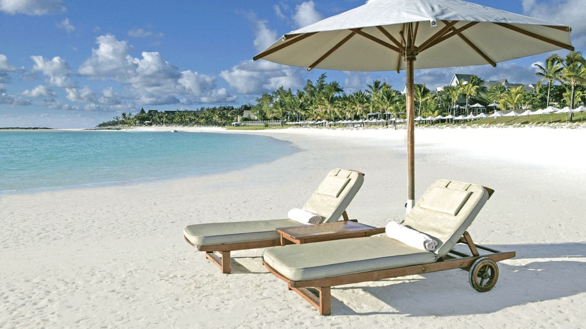 private beach-the residence mauritius