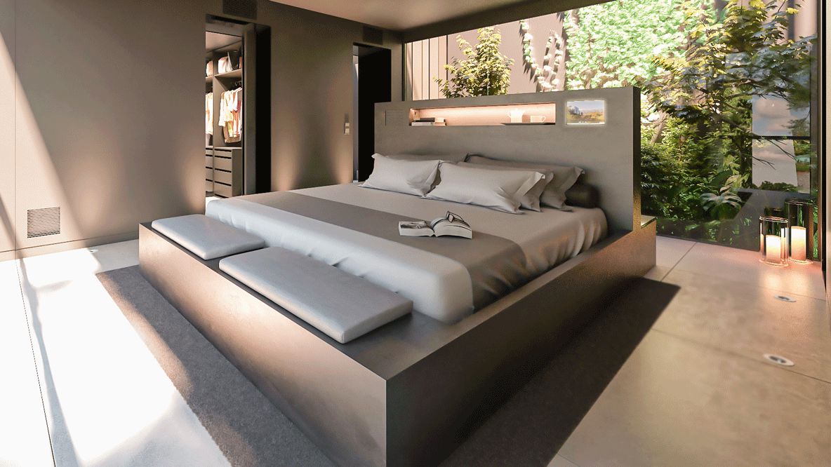 modern bedroom-vivood spain