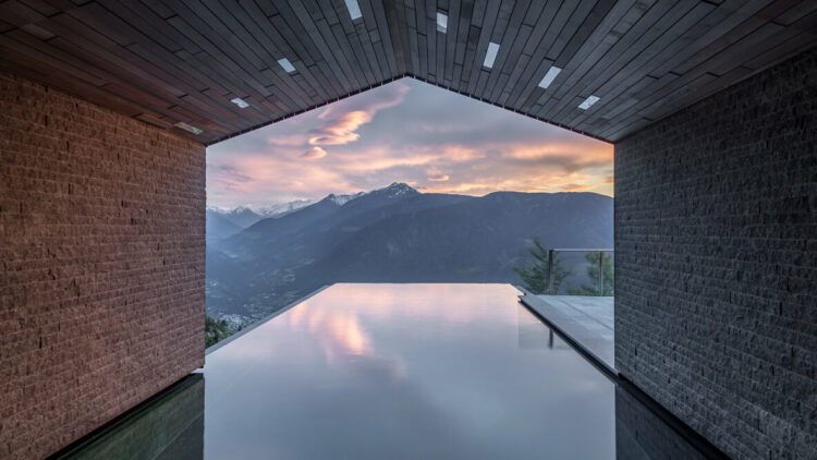 hotels in heaven miramonti boutique pools spa wellness view mountains amazing beautiful outdoors on of a kind roof