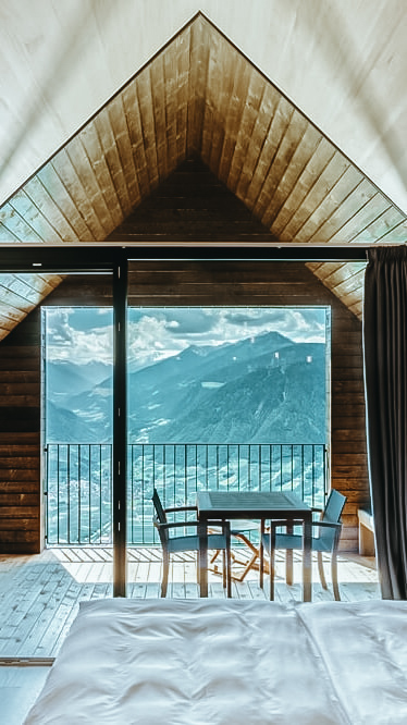 bedroom suite with a view-miramonti italy