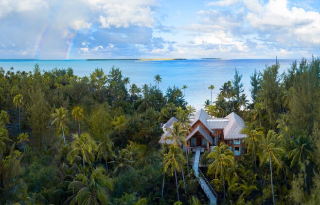 luxury private beach villa-the brando south pacific