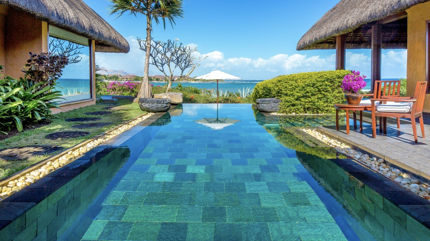 pool with a view-the oberoi beach resort mauritius