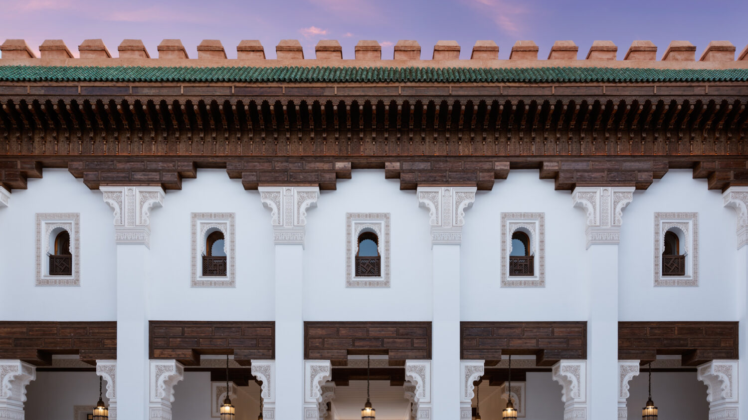 moroccan facade-the oberoi marrakech