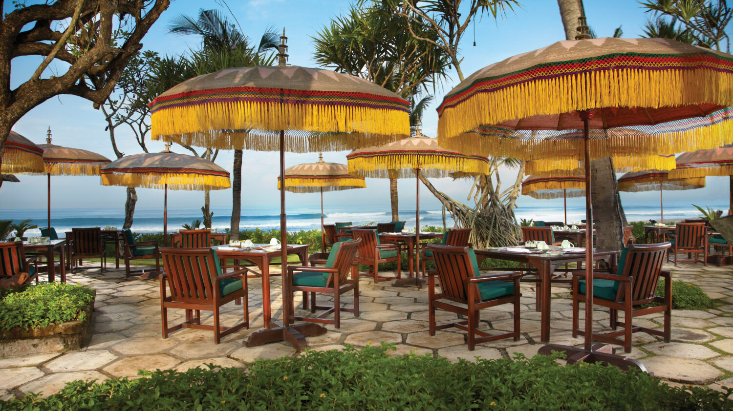frangipani café best restaurant bali-the oberoi beach resort bali