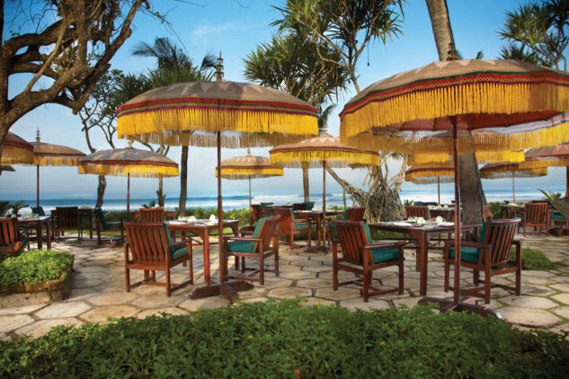 frangipani café best restaurant bali-the oberoi beach resort bali