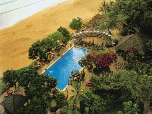 main pool beach-the oberoi beach resort bali