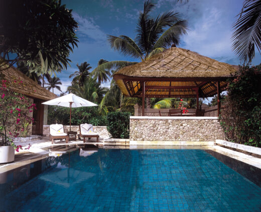 private villa with pool-the oberoi beach resort lombok
