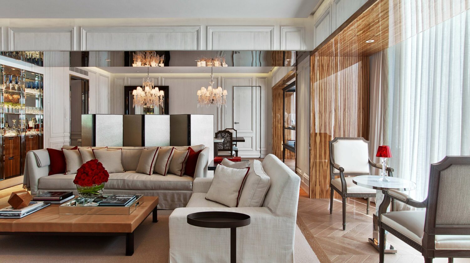 suite livingroom-baccarat hotel nyc