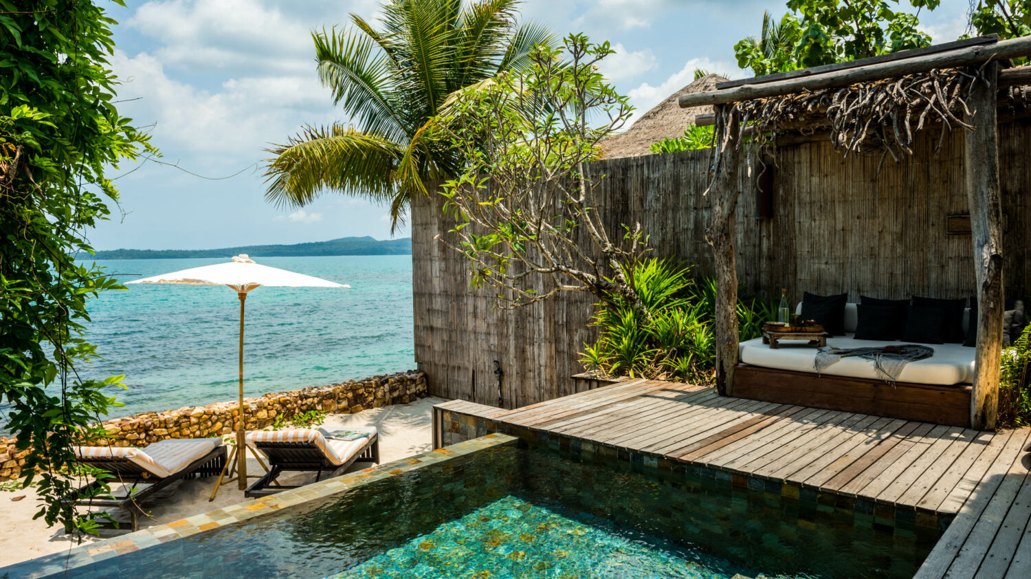 private pool villa-song saa cambodia