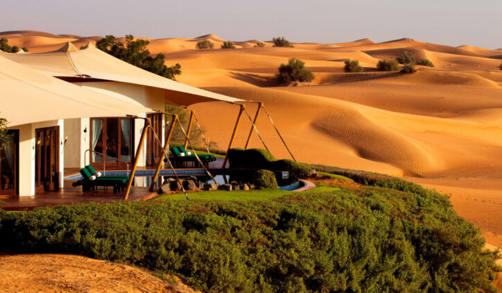 luxury tents desert-al maha desert resort