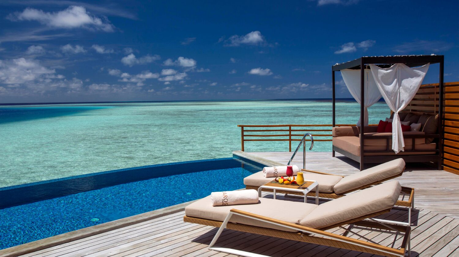 terrace with pool-baros maldives