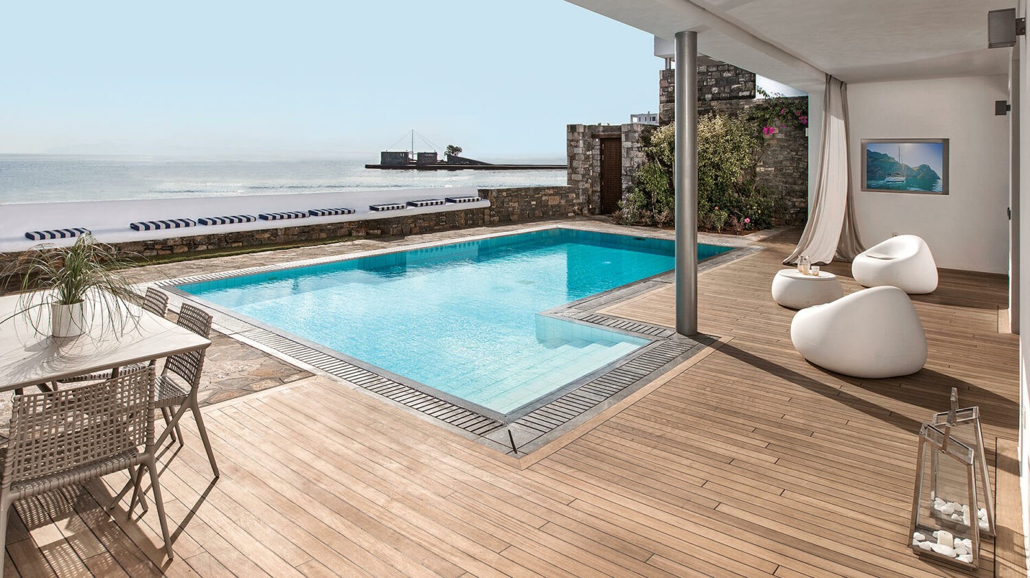 elounda beach hotel villas greece-pool