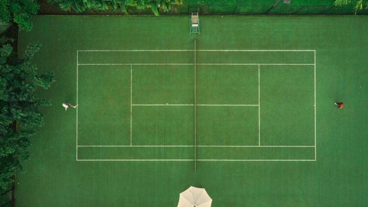 COMO_Laucala_Island_Activities_Tennis Court aerial